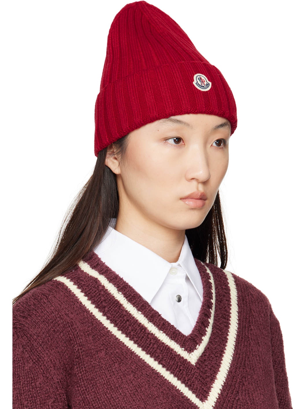 Red Wool Beanie - 2