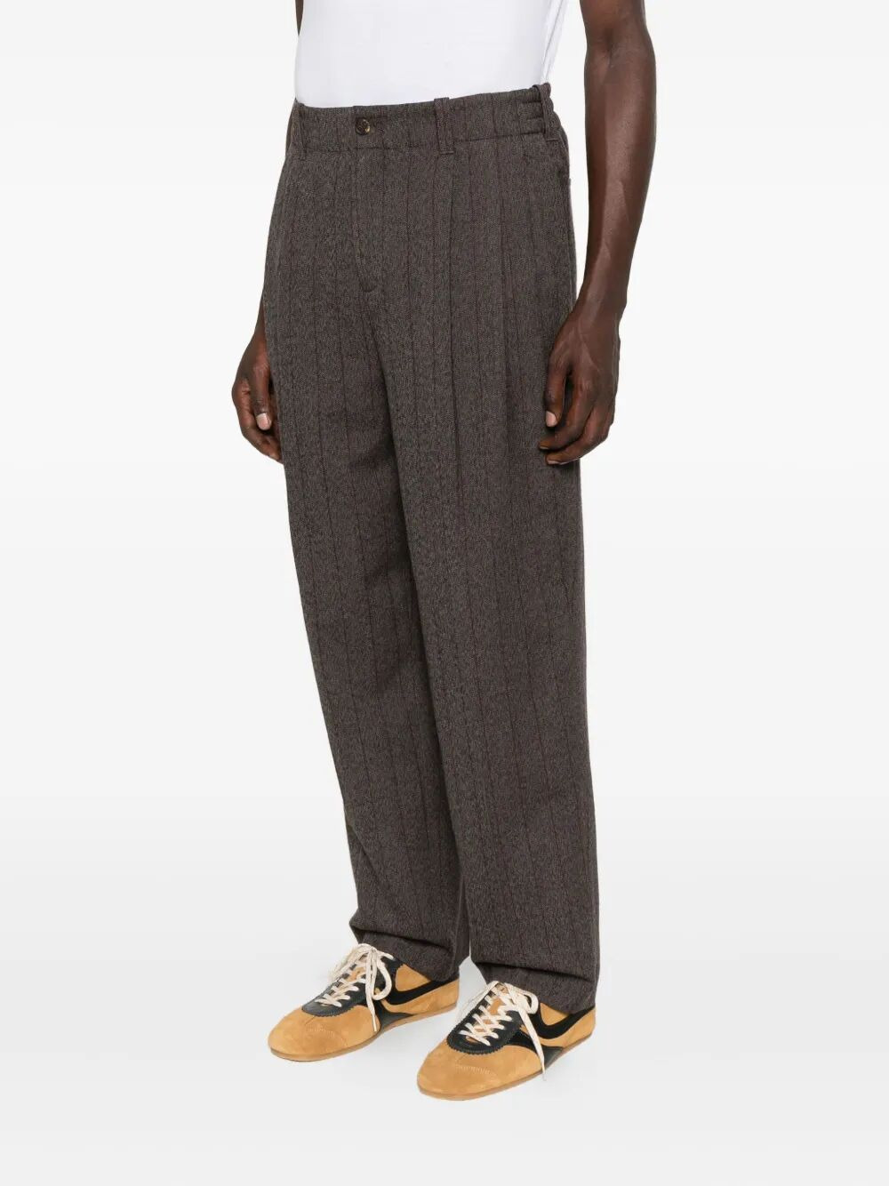 Golden Goose Men "Journey" Man`S Slacks Jogging Isiah Pinstripe Wool - 6