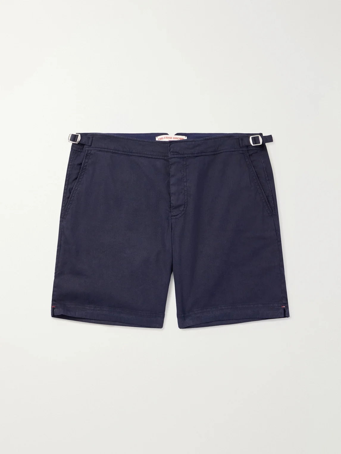 Bulldog Slim-Fit Straight-Leg Stretch-Linen and Lyocell-Blend Shorts - 1