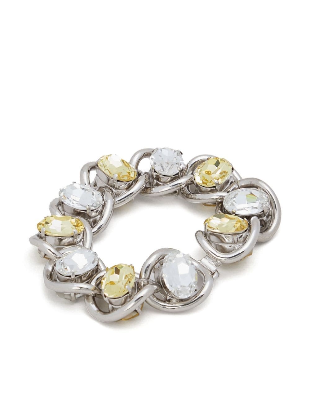 crystal-embellished chain bracelet - 3
