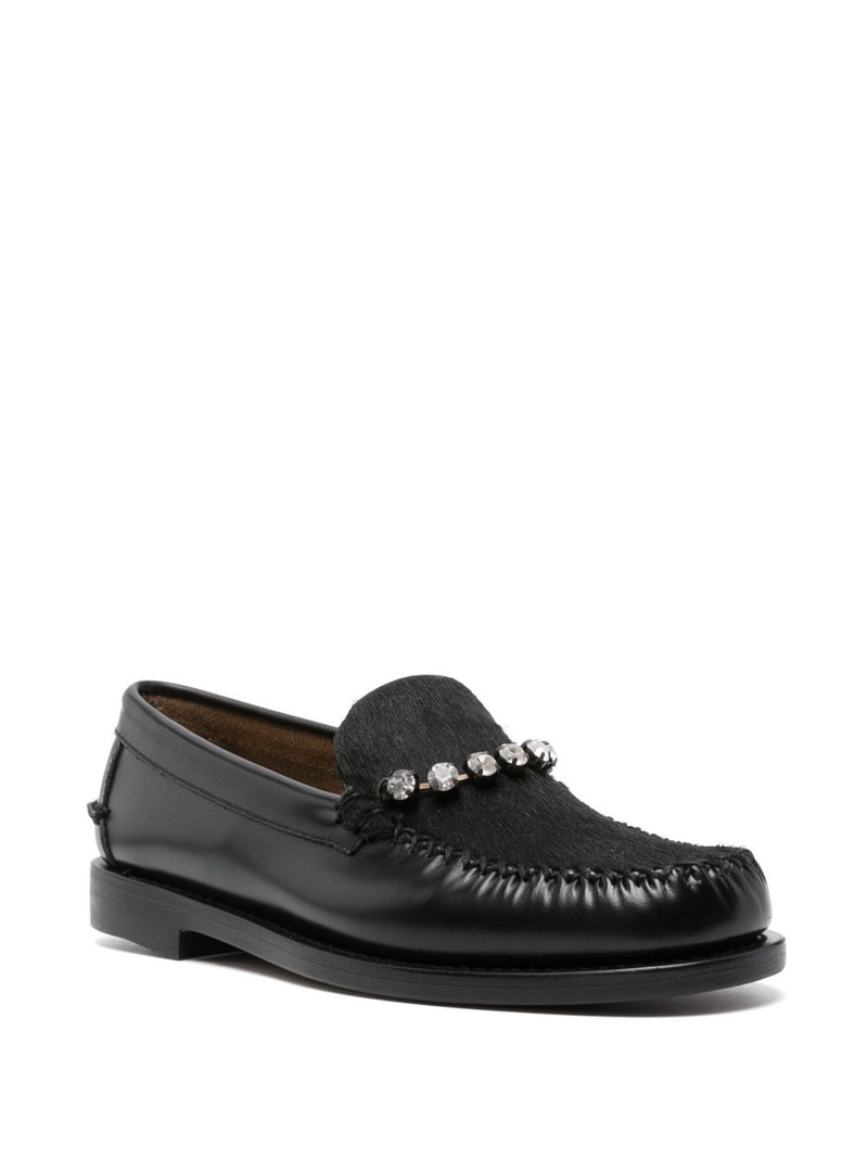 forte_forte crystal-embellished loafers outlook