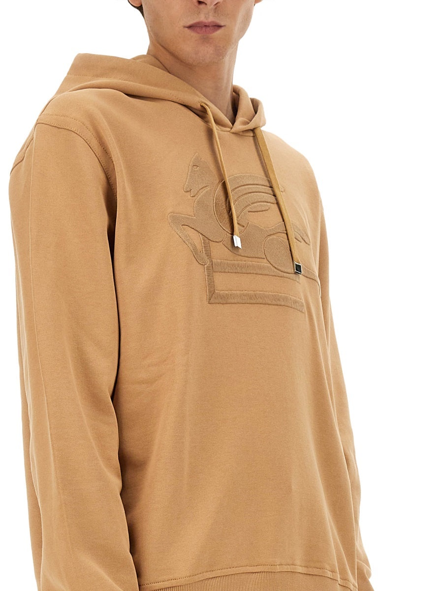 Etro Men Sweatshirt With Pegasus Embroidery - 3