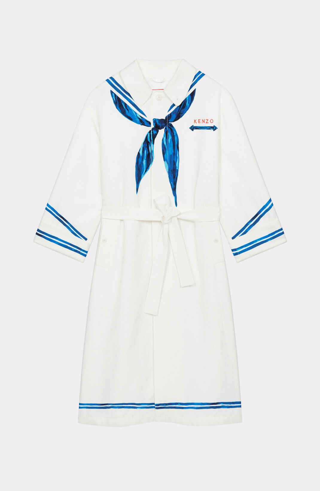 'KENZO Sailor' long coat - 1