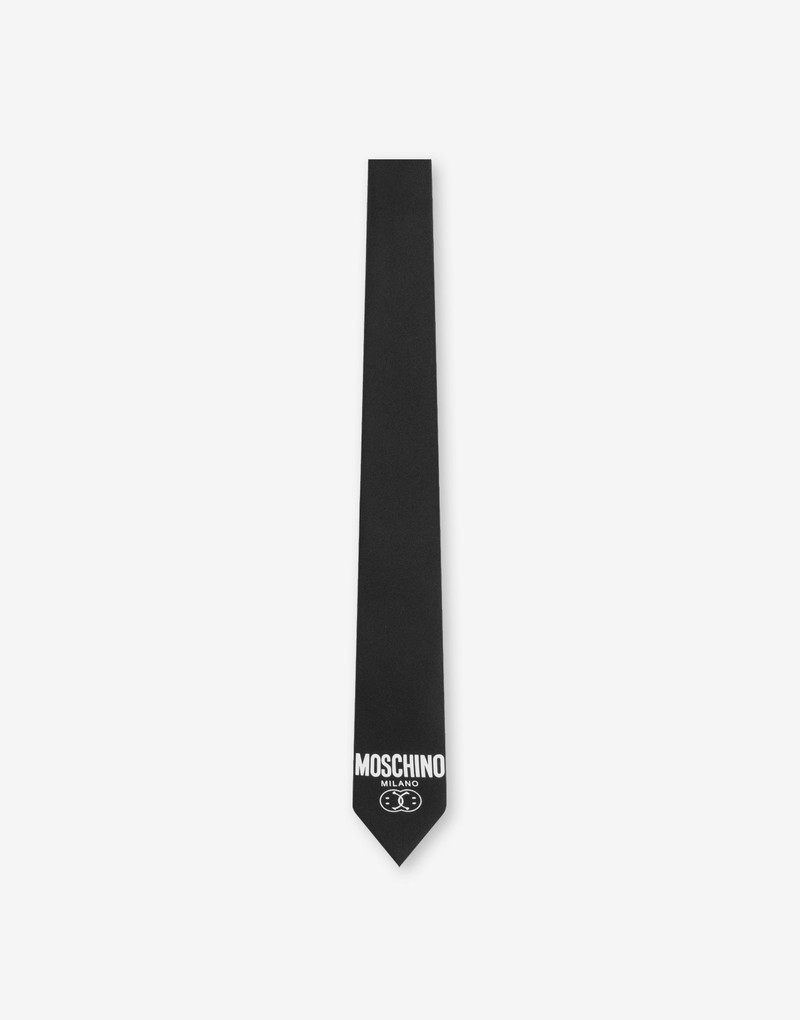 DOUBLE SMILEY® LOGO SILK TIE 1