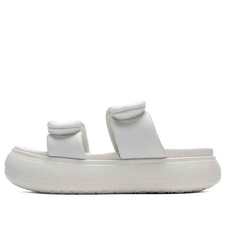 (WMNS) PUMA Mayu Puffy Slides 'Warm White' 399450-01 - 1