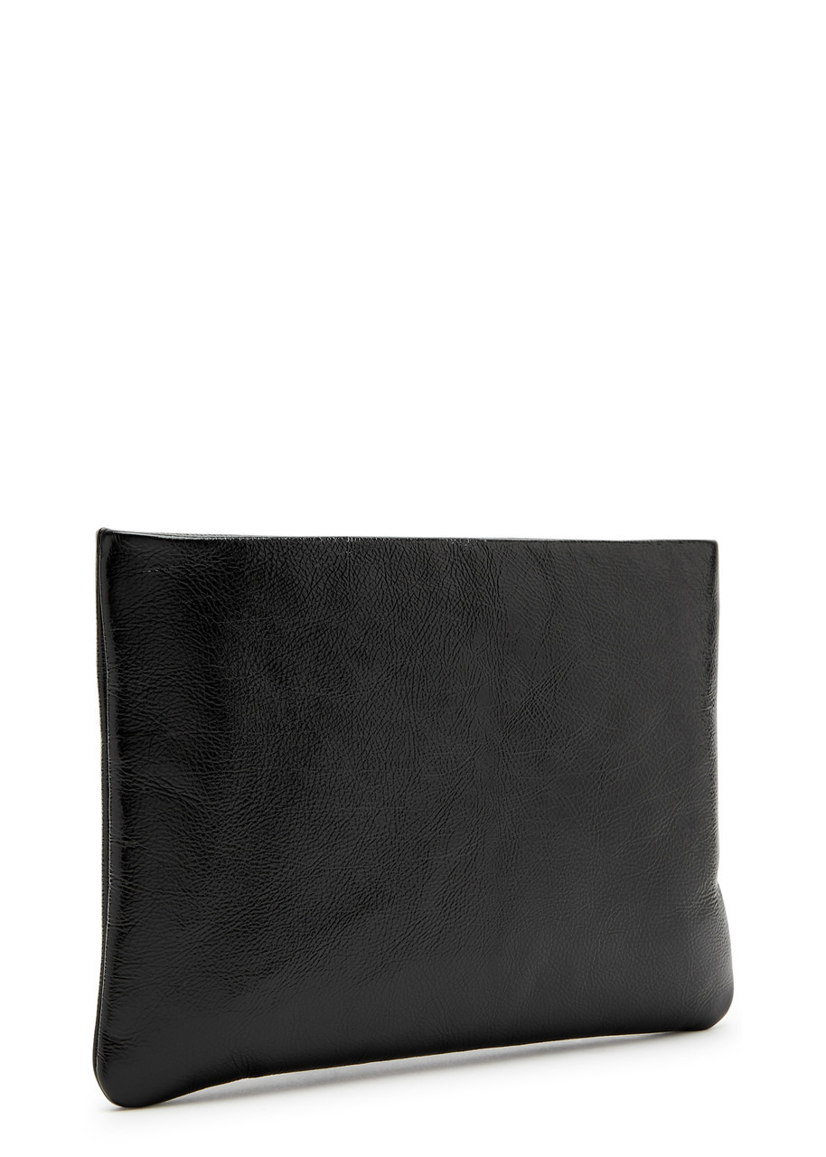 Saint Laurent Calypso Small Patent Leather Pouch - 2