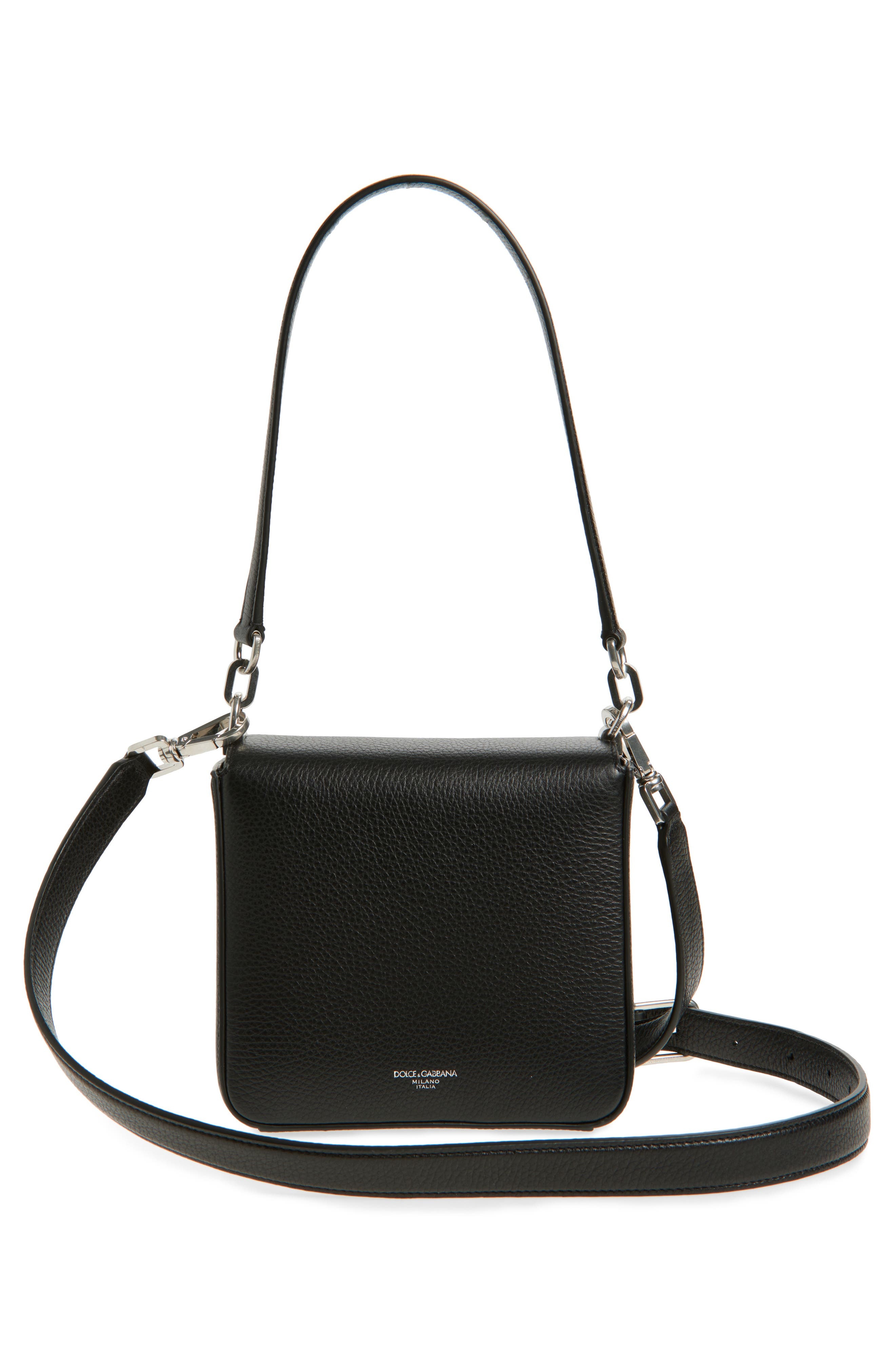 Dolce&Gabbana Marlene Leather Shoulder Bag in Black at Nordstrom - 3