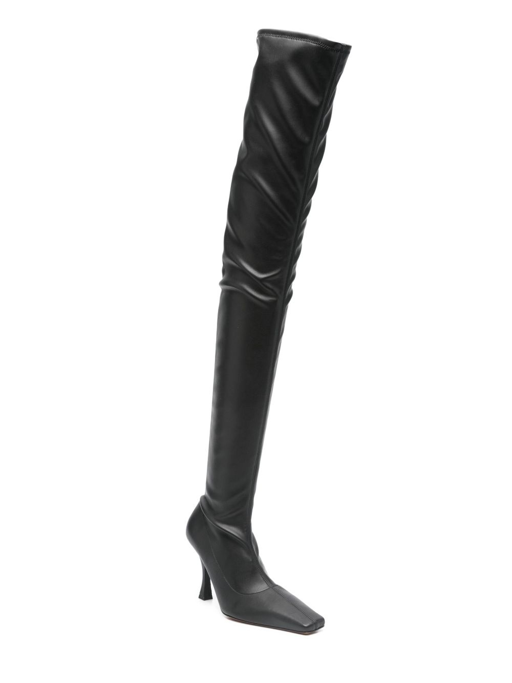 95mm Trap knee-high boots - 2
