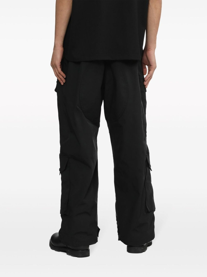 wide-leg cargo trousers 4