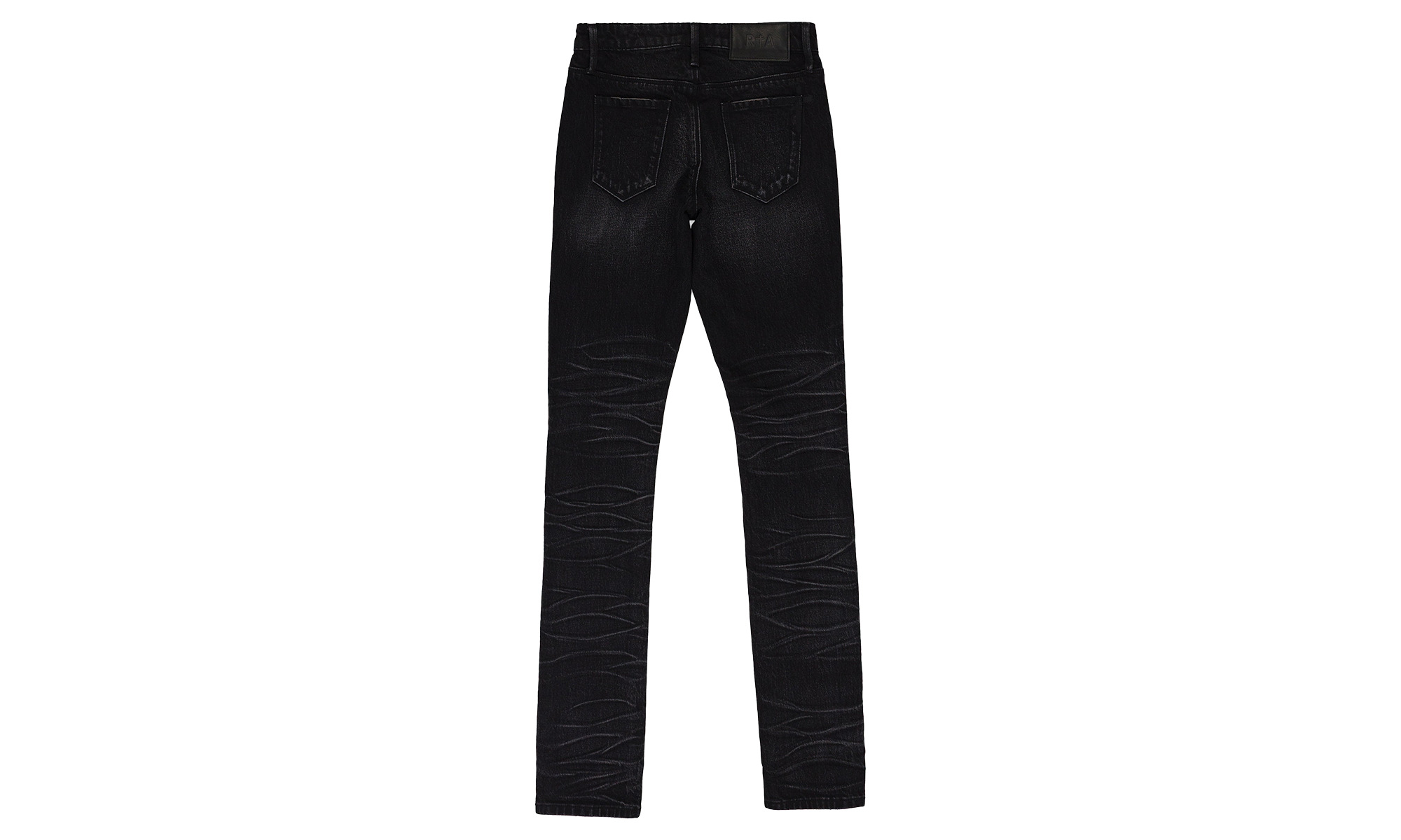 VINTAGE SKINNY JEANS "Black" - 2