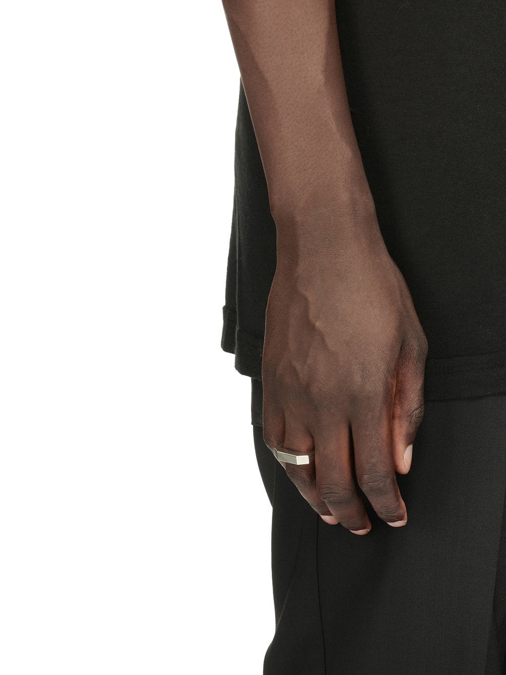 Rick Owens Beveled Ring Silver | club21 | REVERSIBLE