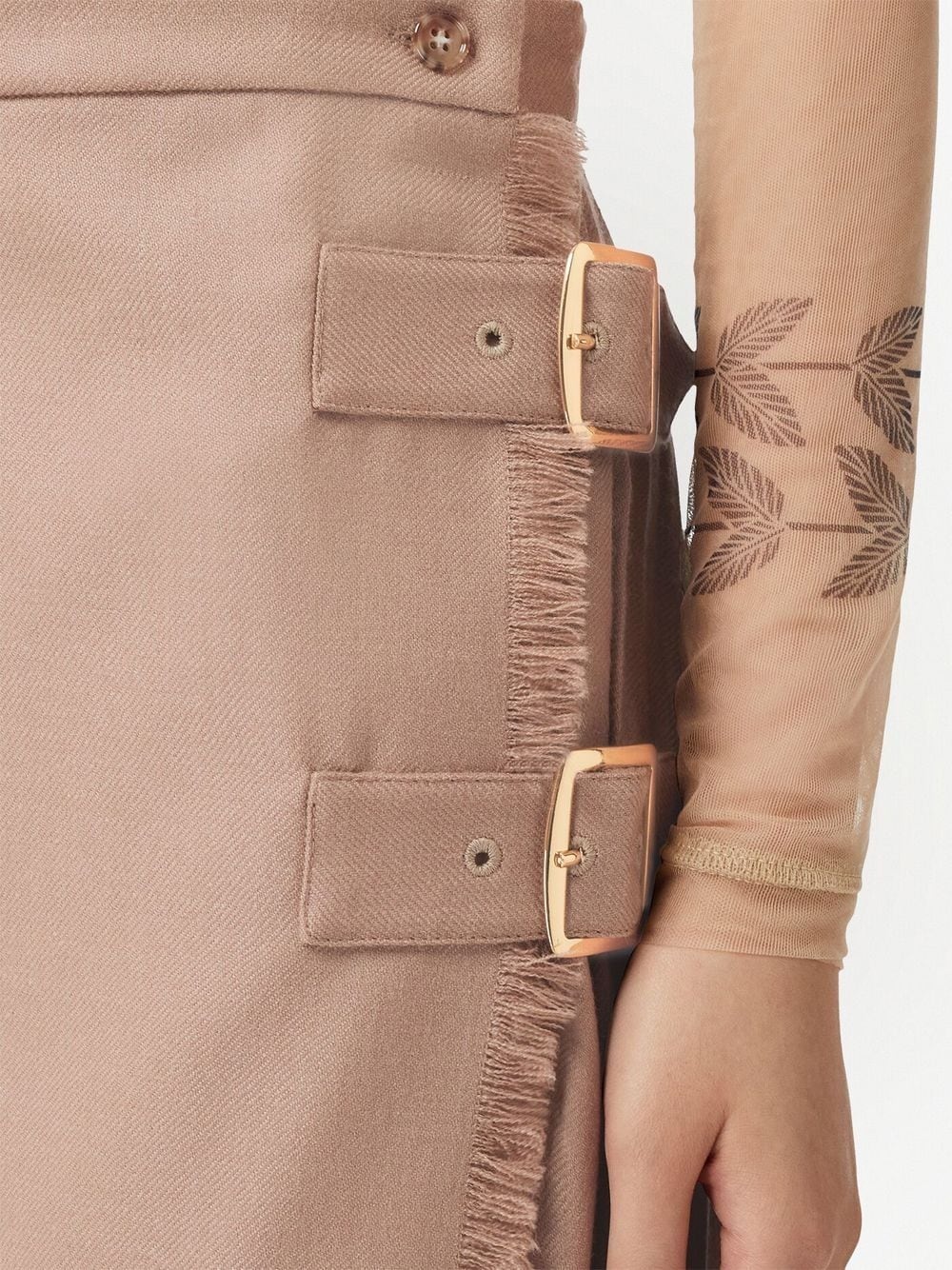 pleated panelled kilt - 5