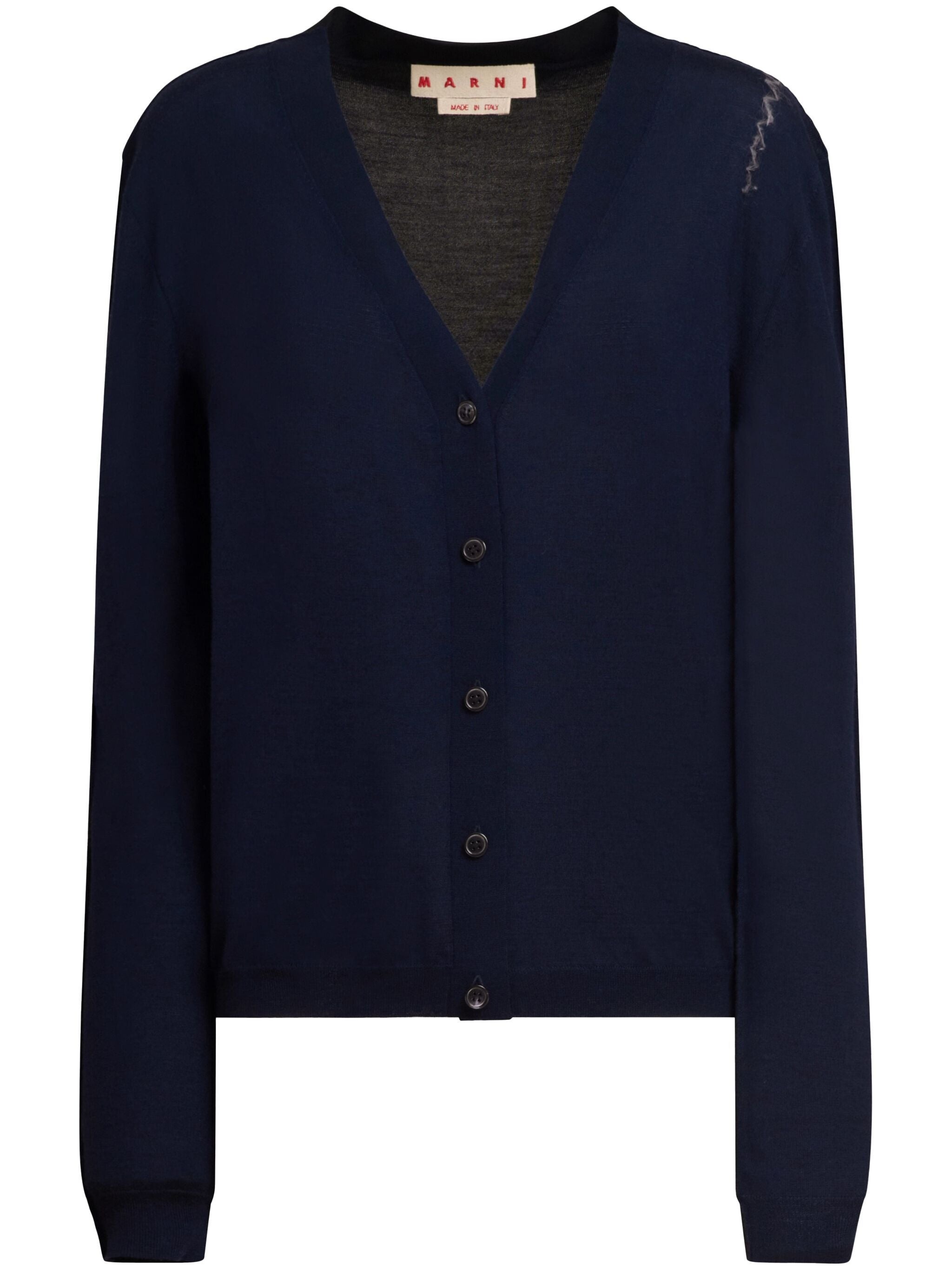 Logo-embroidered Cardigan - 1