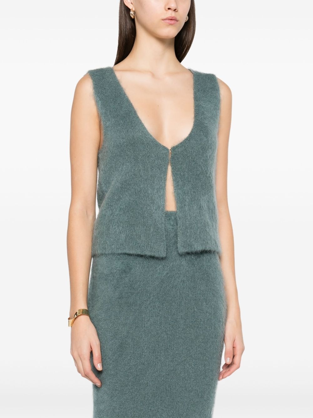 brushed vest - 3
