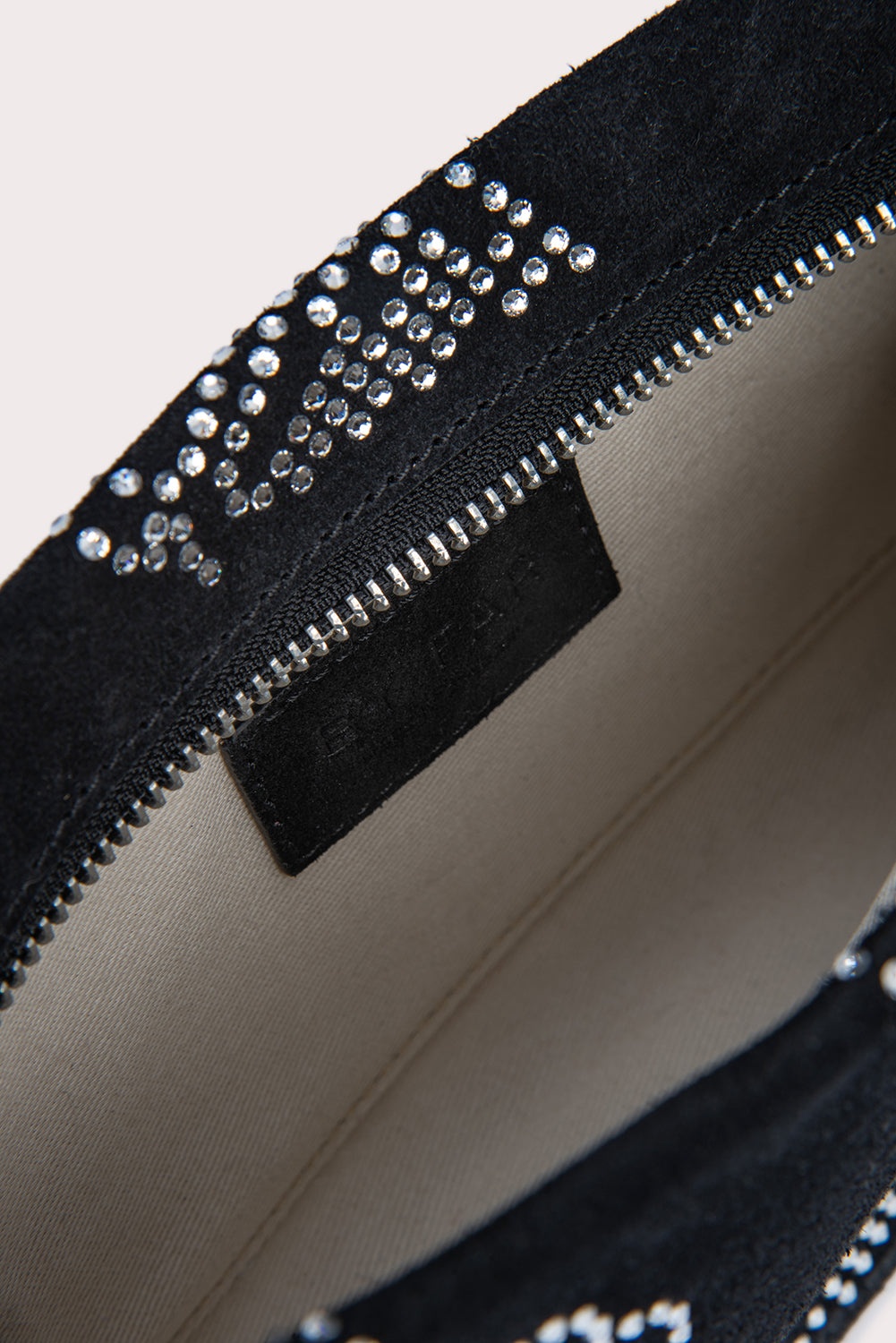 Dulce Black Suede and Crystals - 6
