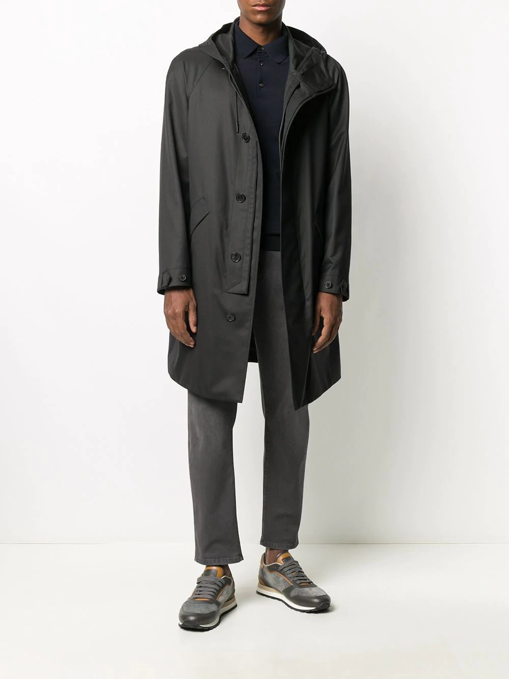 hooded coat - 2