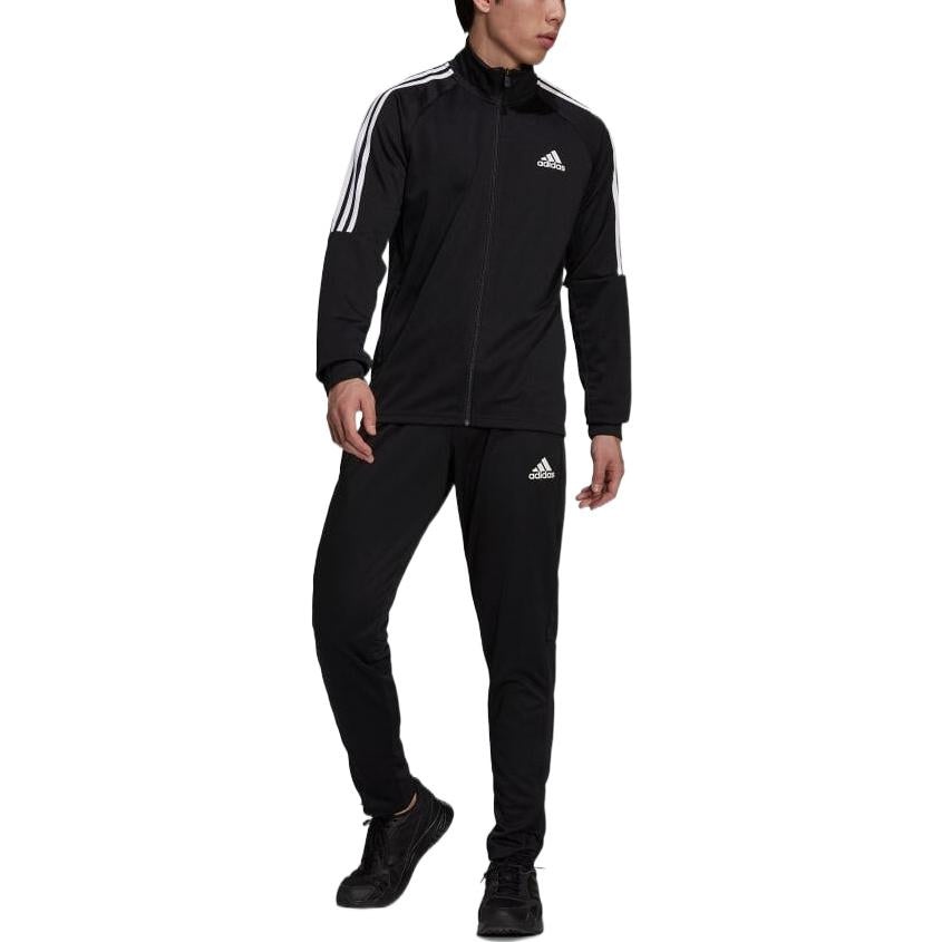 adidas AEROREADY Sereno Cut 3-Stripes Track Suit Asia Sizing 'Black' H28922 - 3
