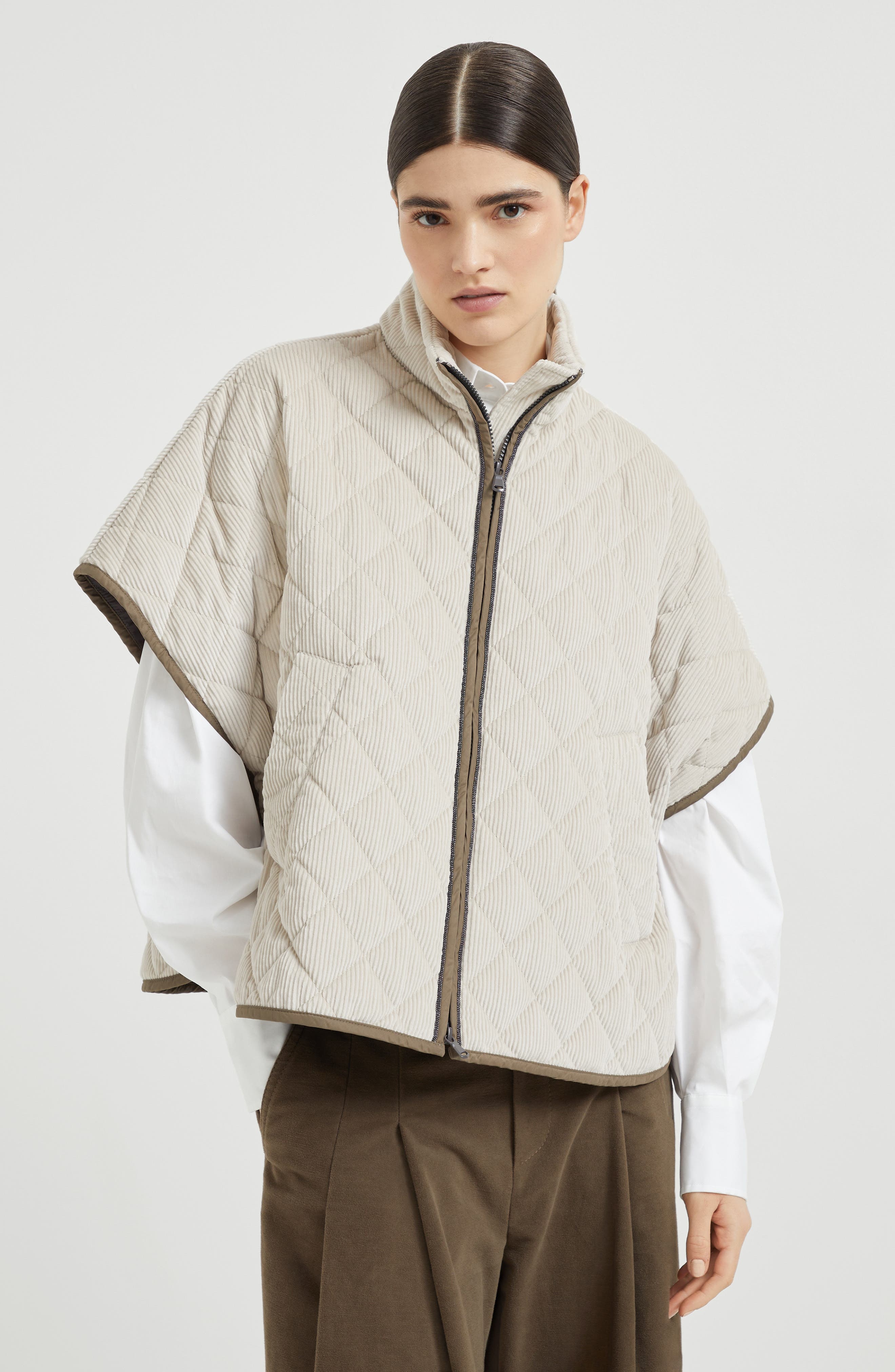 Brunello Cucinelli Quilted outerwear in Beige at Nordstrom - 2