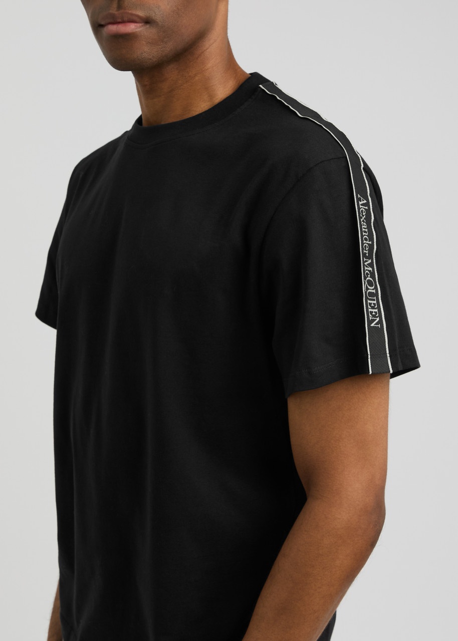 Alexander Mcqueen Logo-jacquard Cotton T-shirt - 5