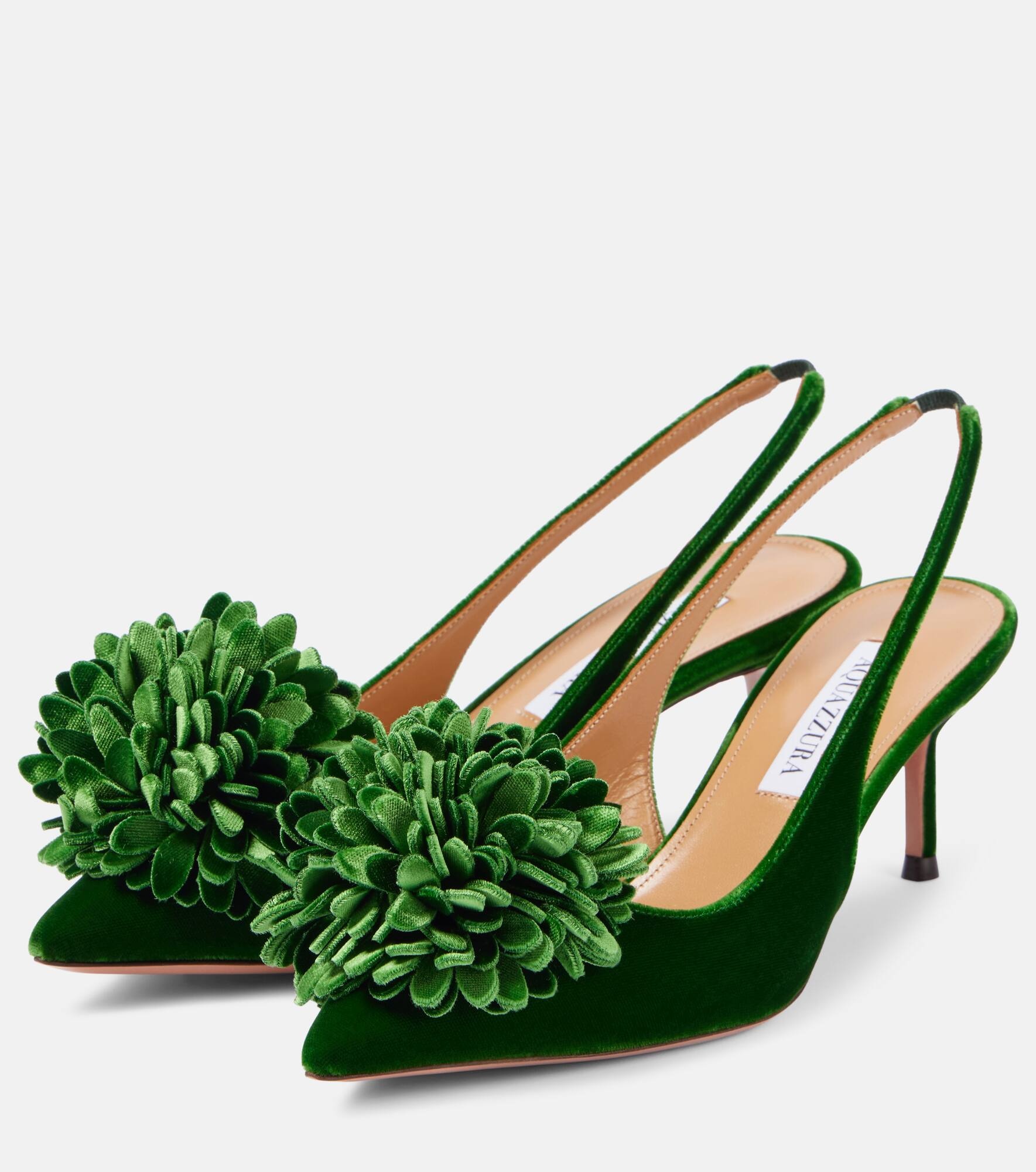 Couturier Sling 65 velvet slingback pumps - 4