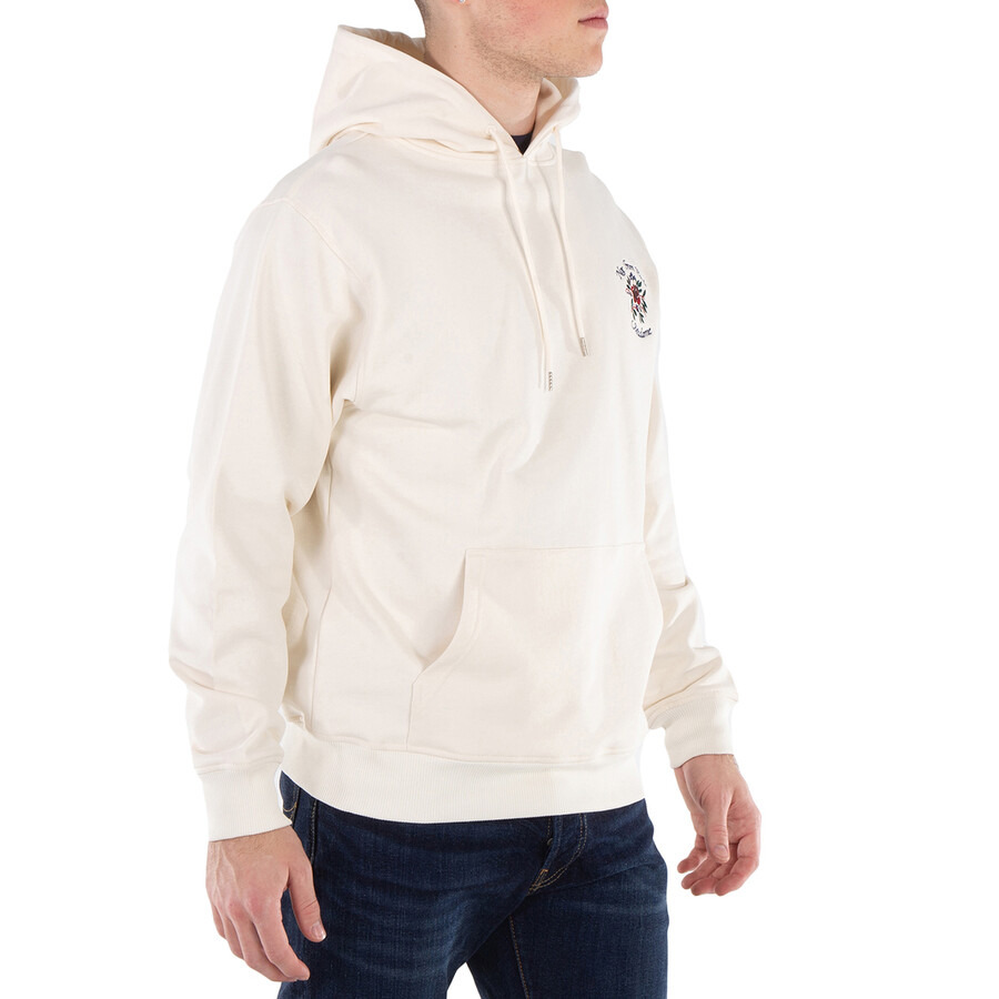 Drole De Monsieur Men's Cream Slogan Fleurs Le Hoodie - 4