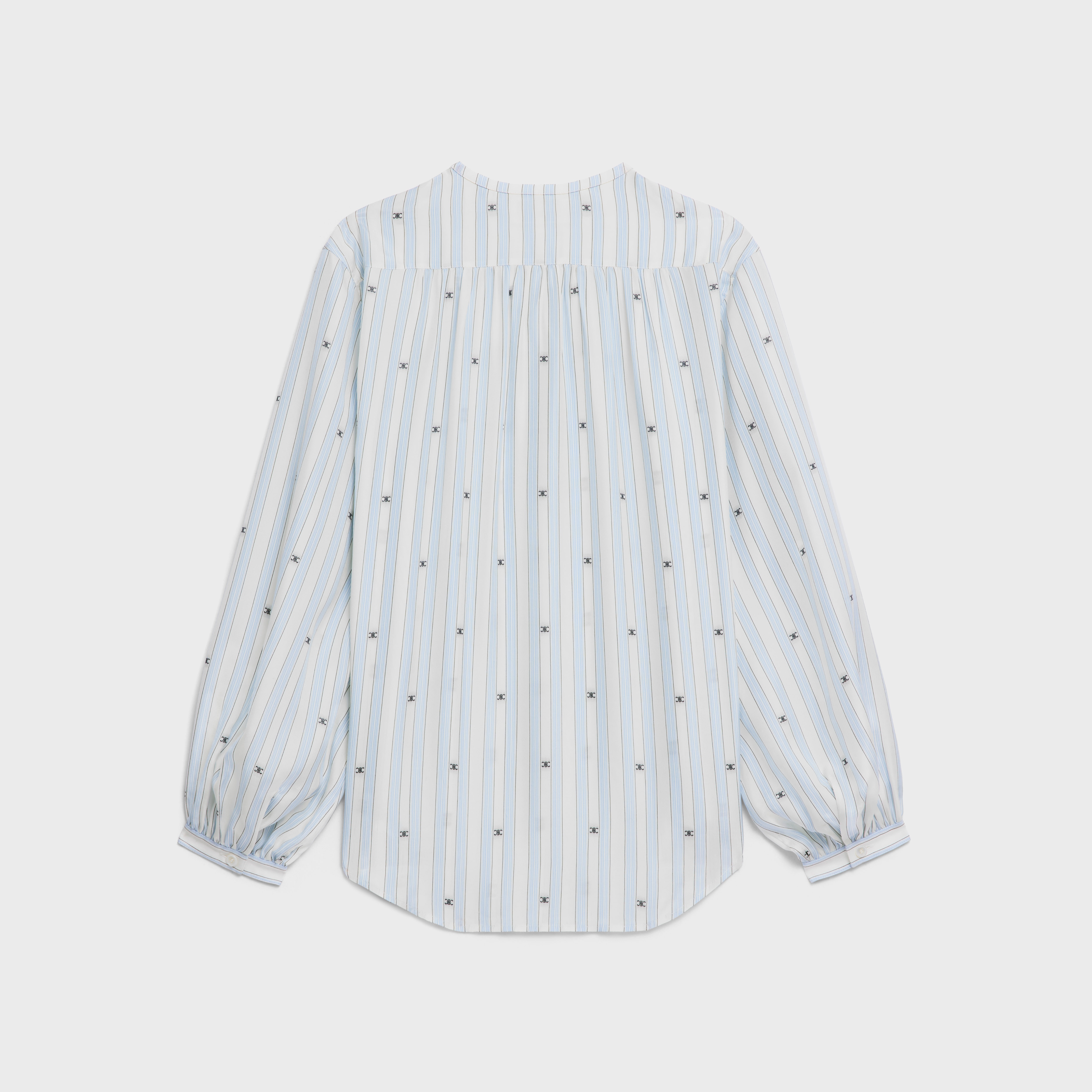 romy blouse in striped silk - 2