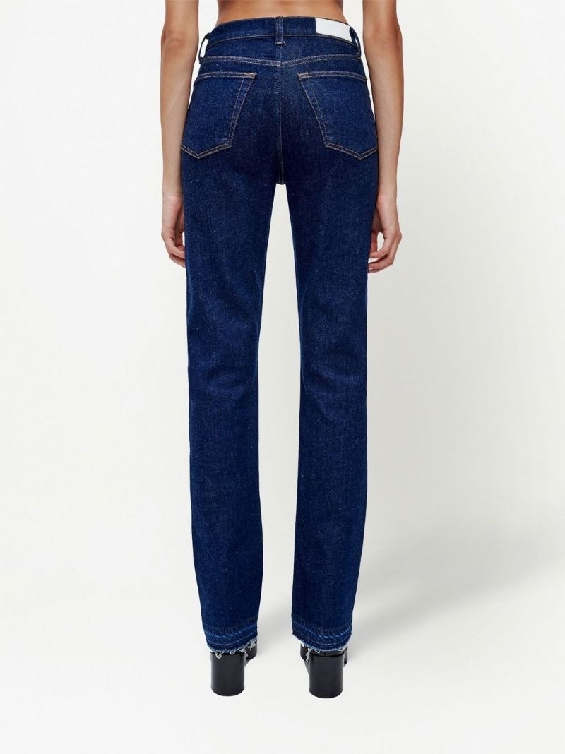 slim cut mid-rise jeans - 4