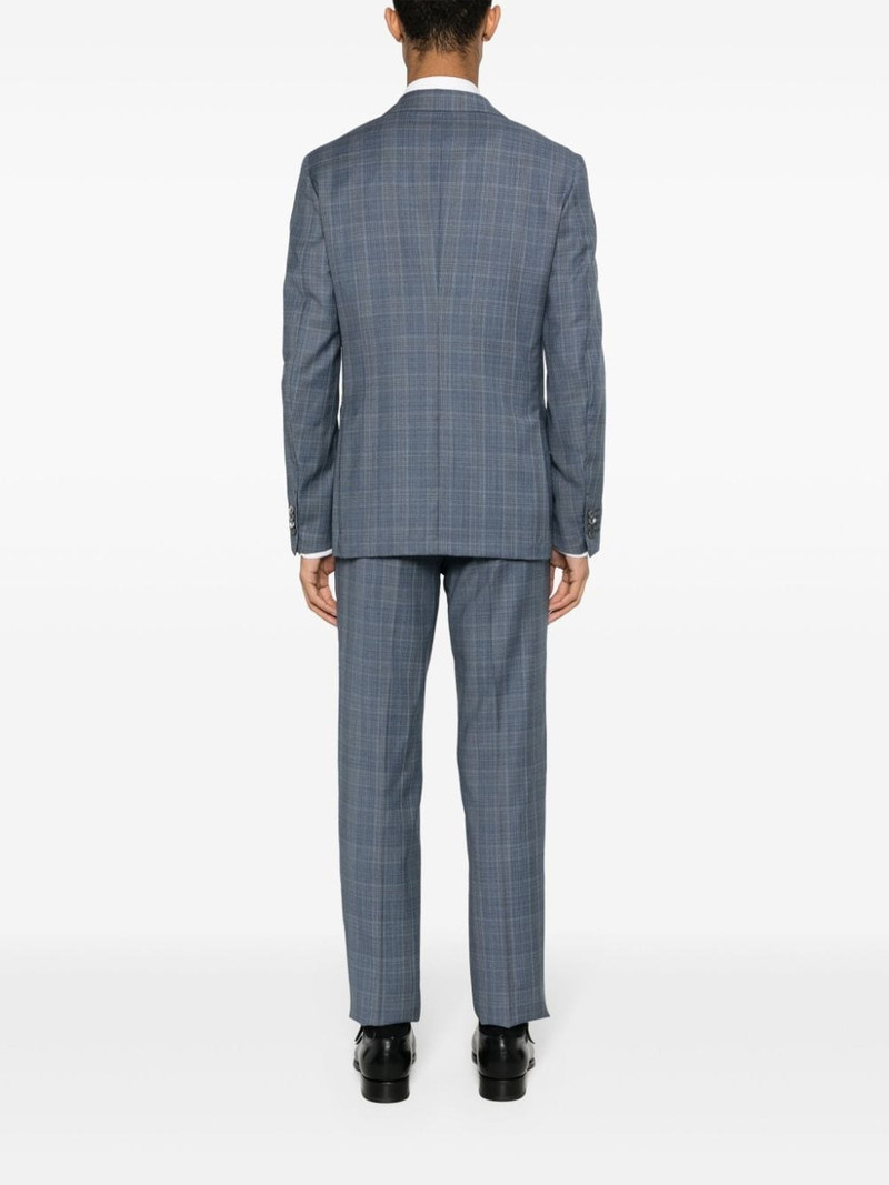 checked single-breasted suit 4