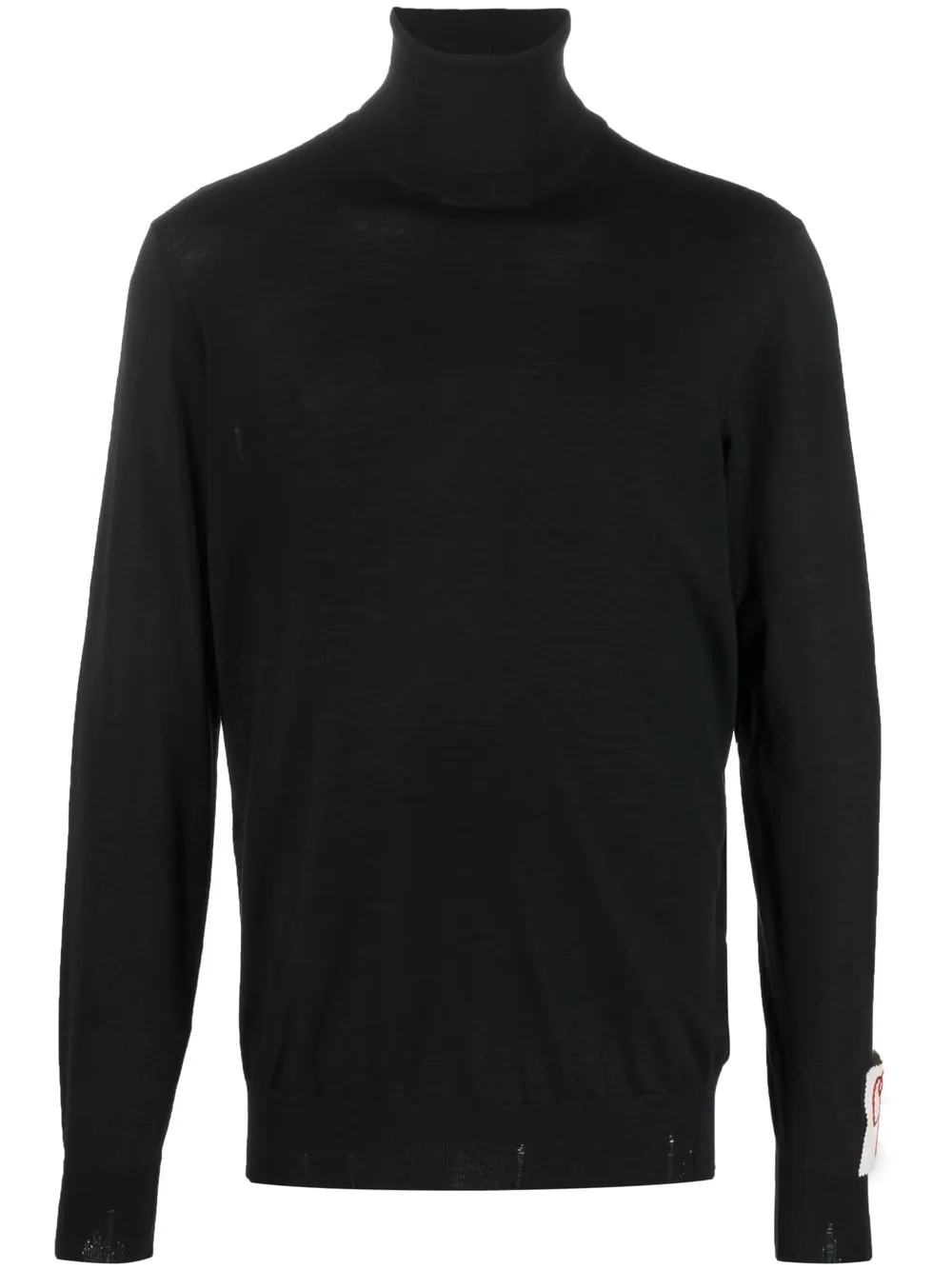 logo roll-neck jumper - 1