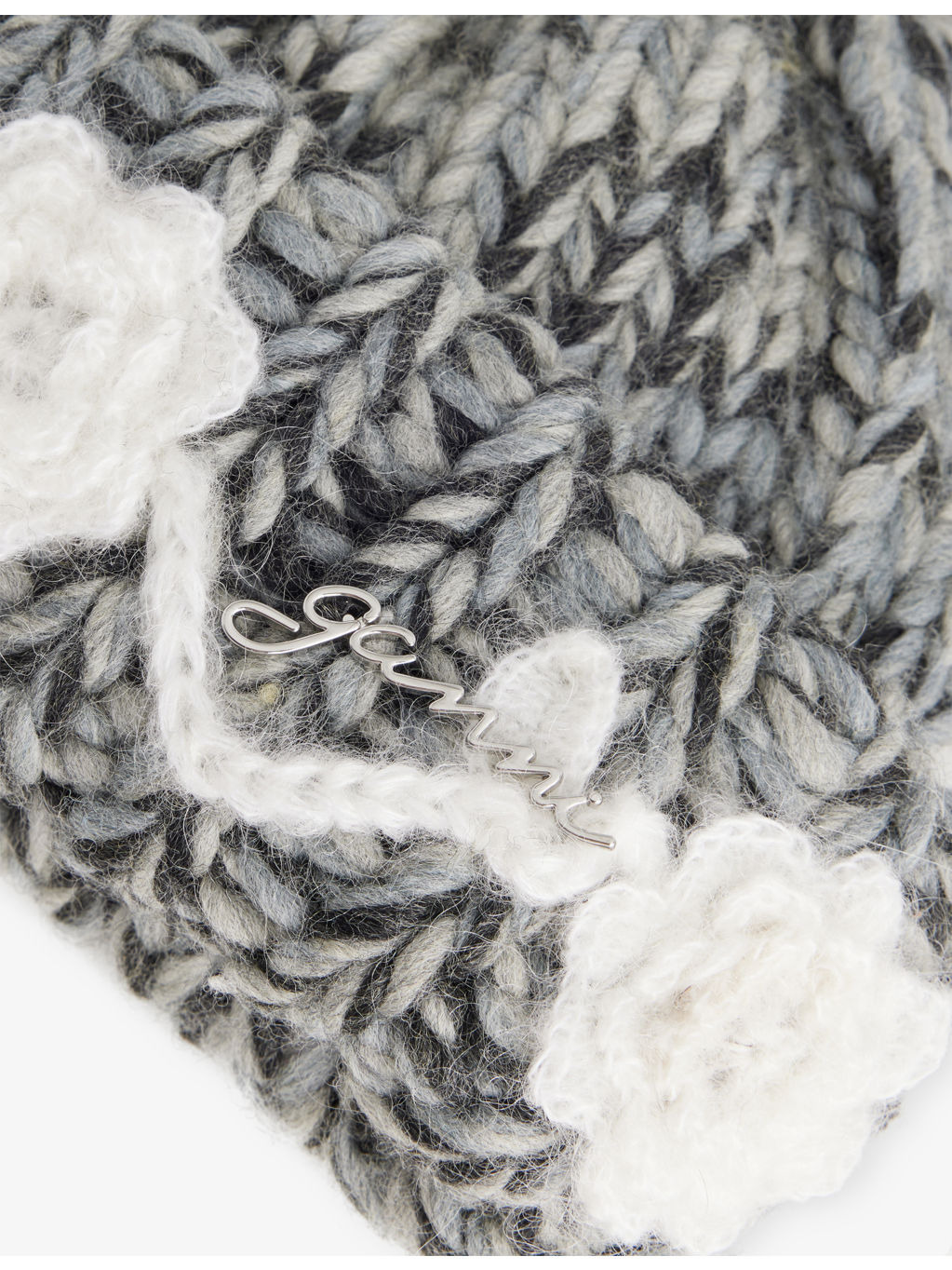Crochet Wool-Blend Beanie - 2