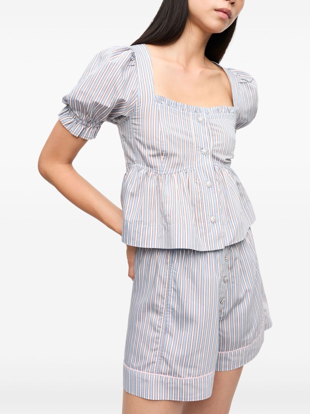 striped blouse - 3