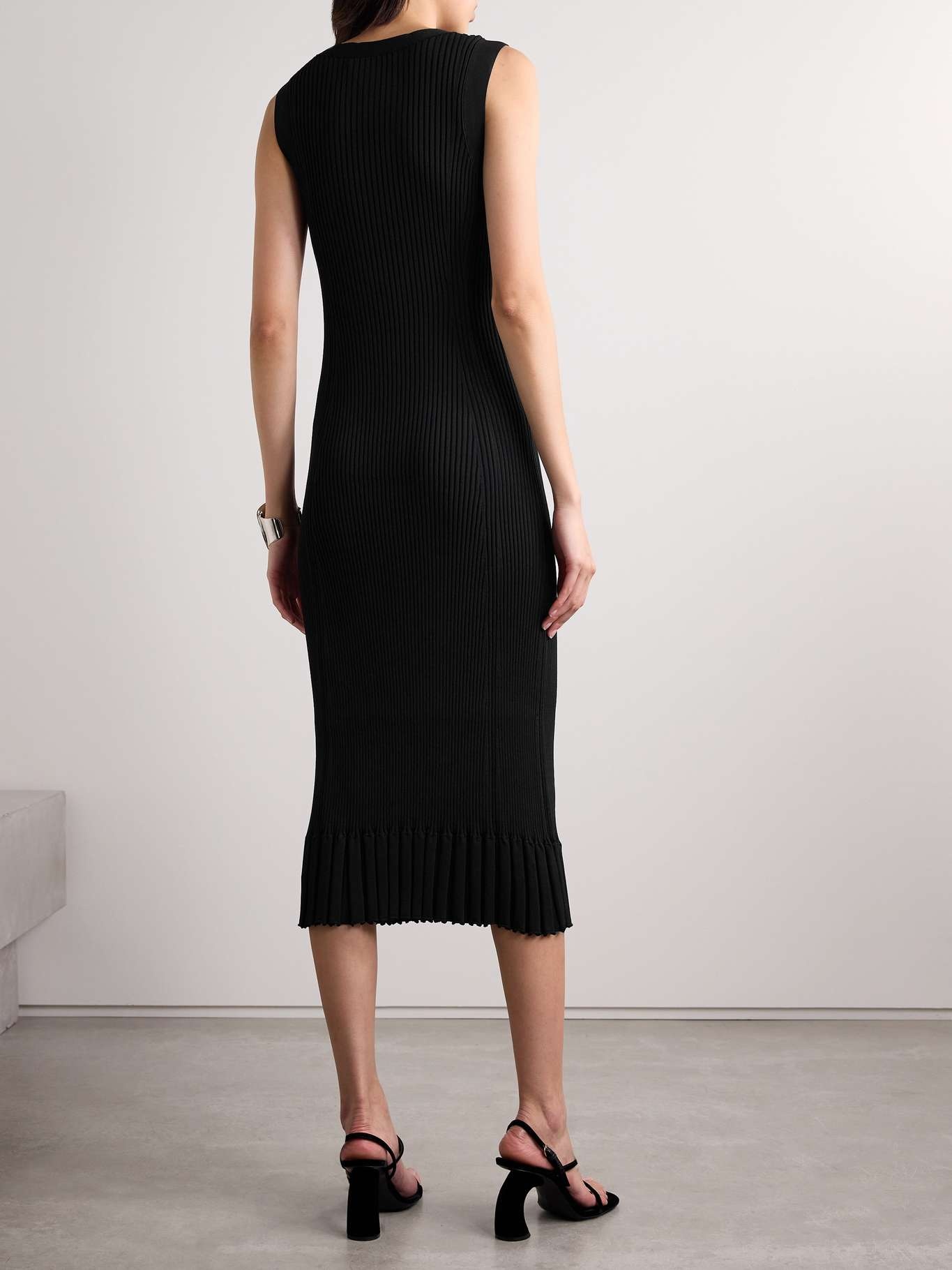 Tatum ribbed-knit midi dress - 3