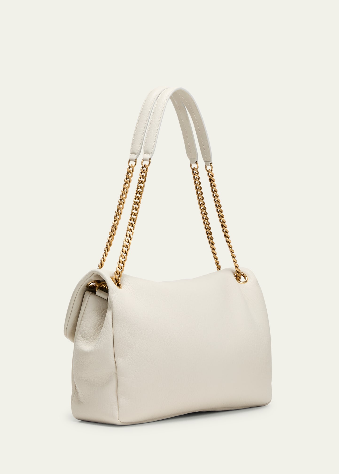 Calypso Large YSL Shoulder Bag in Leather - 3