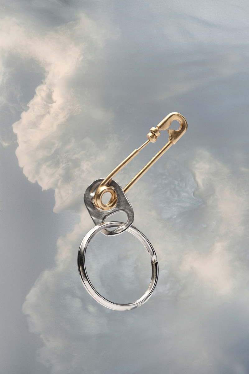 Safety pin earring 1