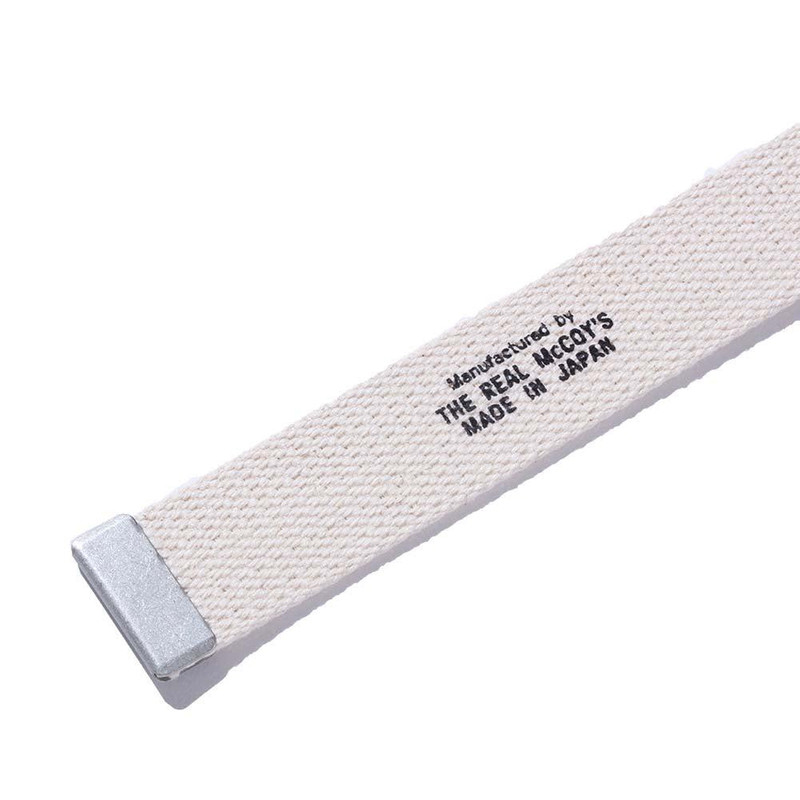 The Real McCoys The Real McCoy's Trouser Uniform Belt White outlook