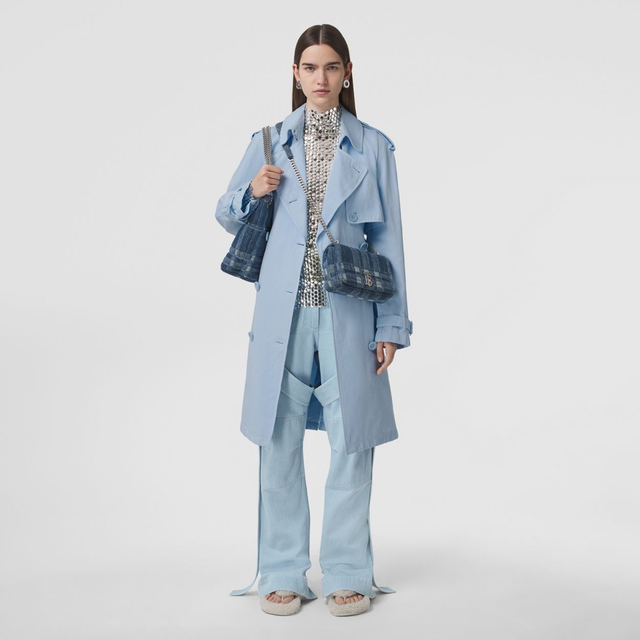 Cotton Linen Trench Coat - 2