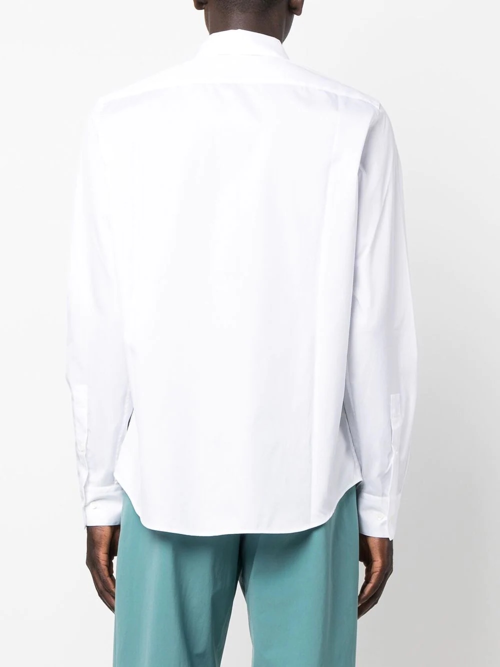 logo button-down shirt - 4
