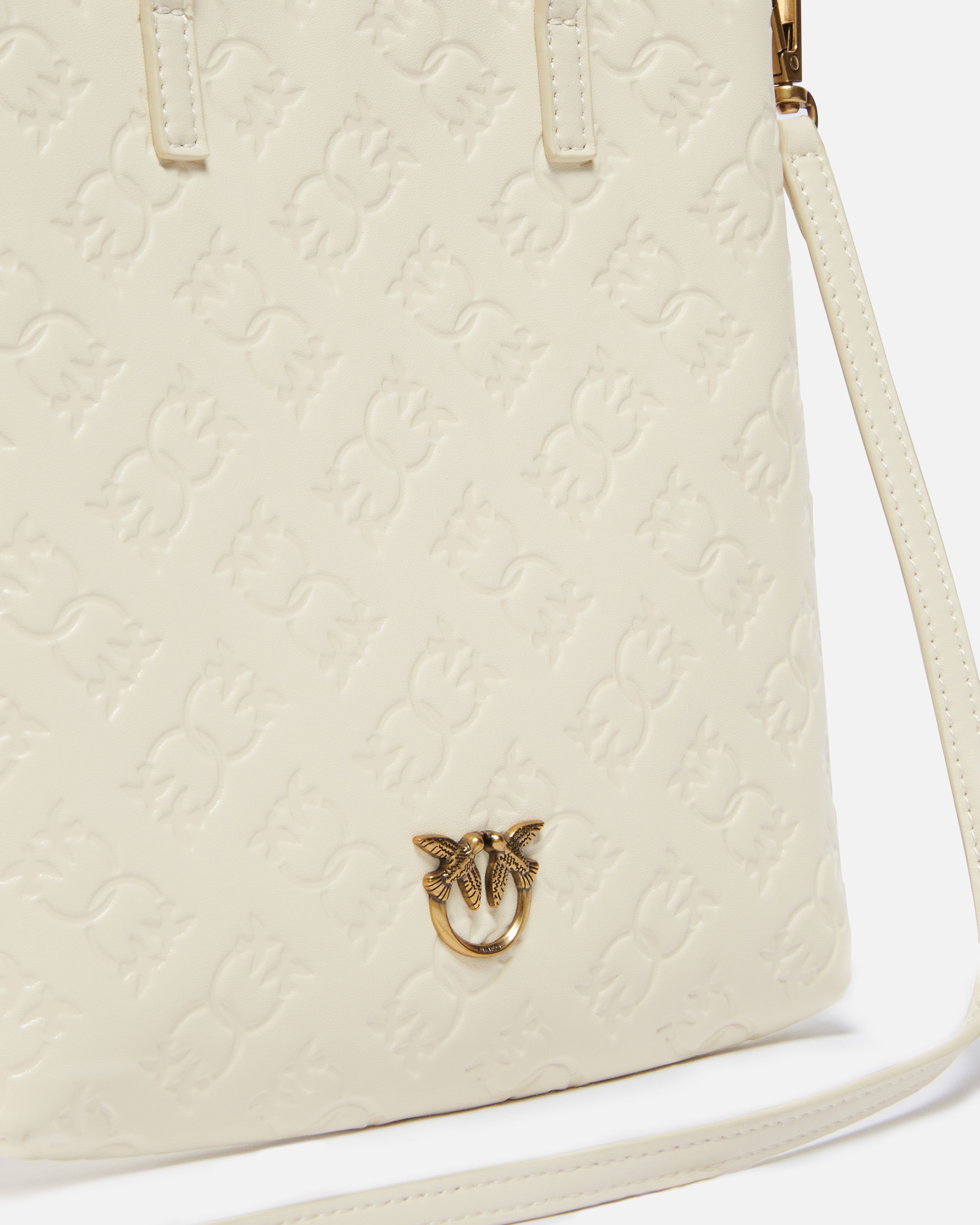 MINI SHOPPER BAG WITH MONOGRAM LOGO - 3