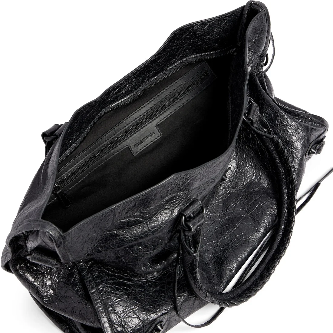 BALENCIAGA LE CITY  BLK BALENCIAGA Le City Large Bag in Black | REVERSIBLE