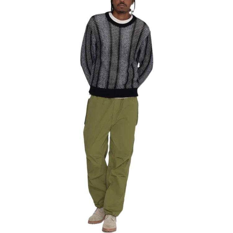 Stussy Baja Loose Gauge Sweater 'Grey' 117148 - 3
