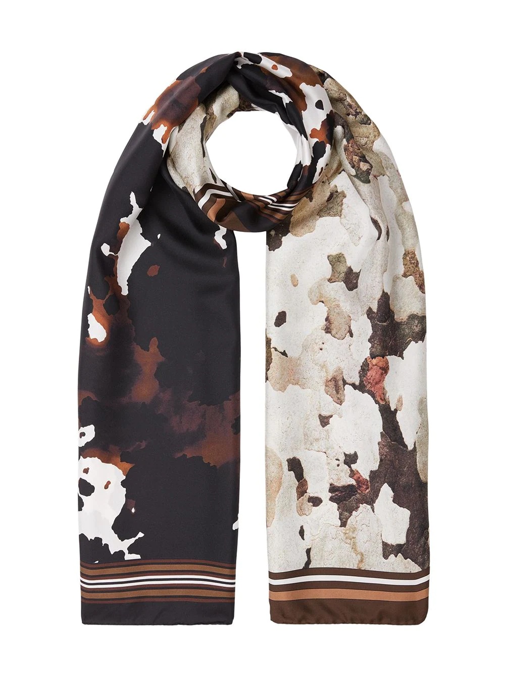 camouflage-print scarf - 4