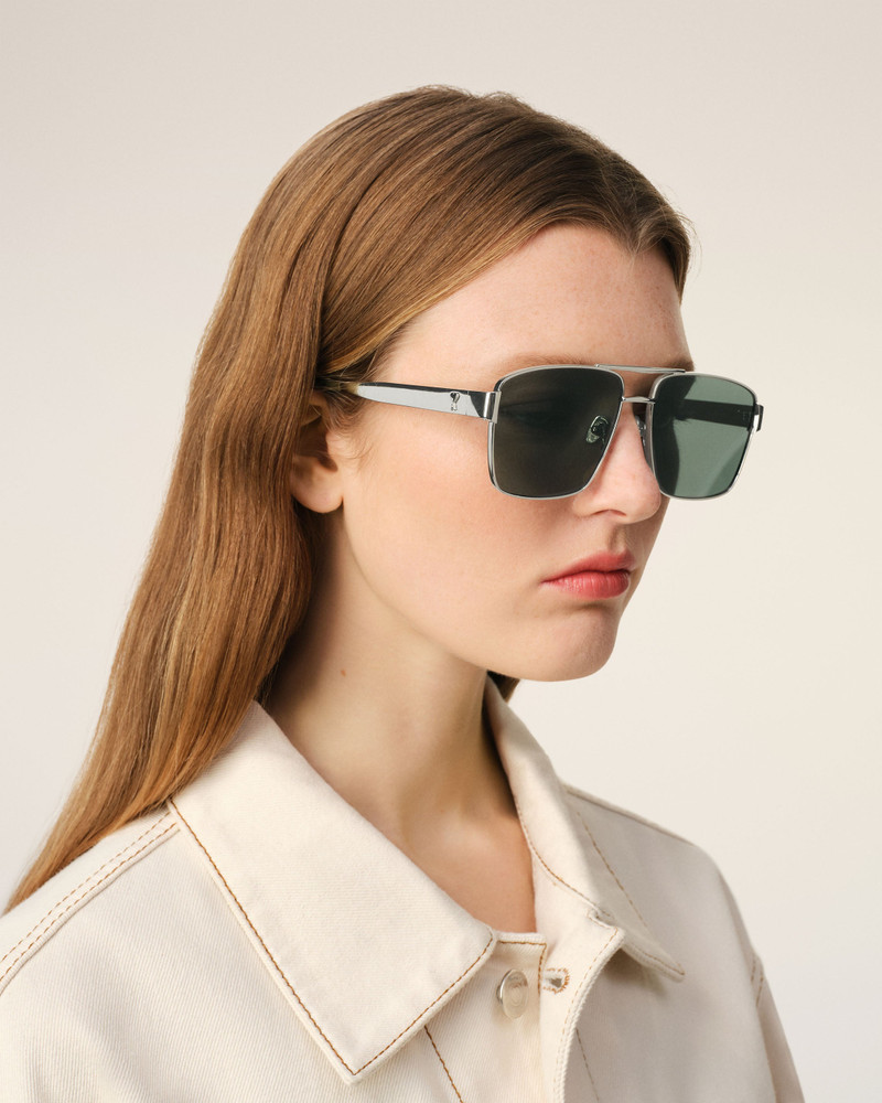 AMI Paris SILVER STAINLESS STEEL 75007 SUNGLASSES outlook
