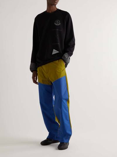 Moncler 2 Moncler 1952 Straight-Leg Panelled Colour-Block Cotton Trousers outlook