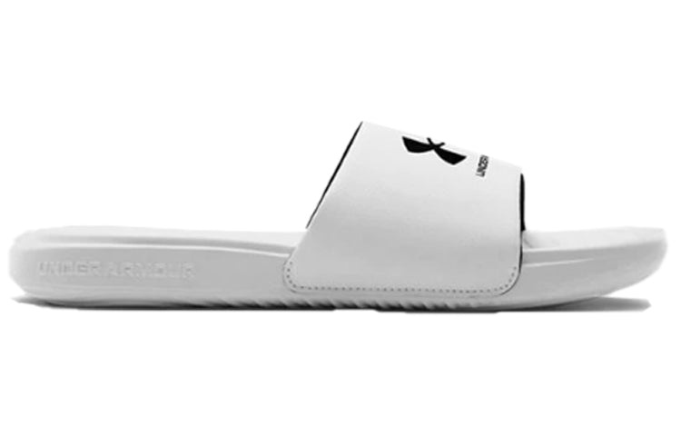 Under Armour Ansa Fixed Slide 'White Black' 3023761-103 - 2