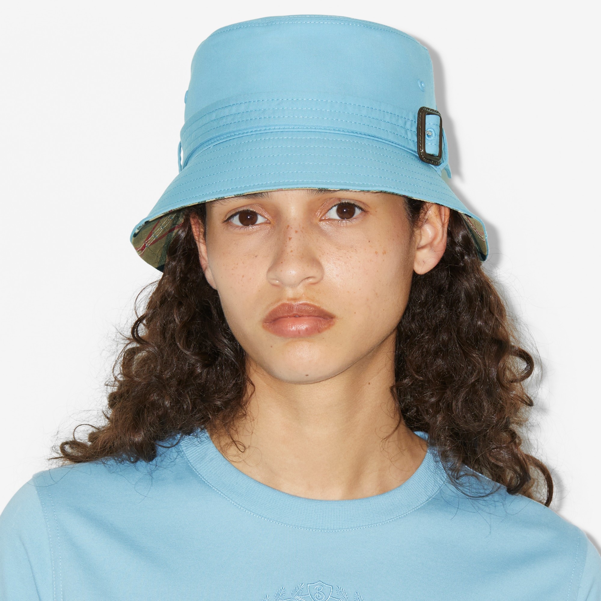 Tropical Gabardine Belted Bucket Hat - 4