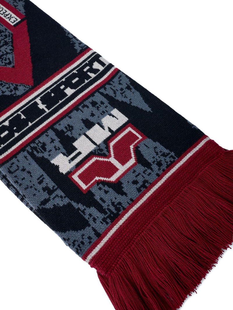 logo-motif fringed scarf 3