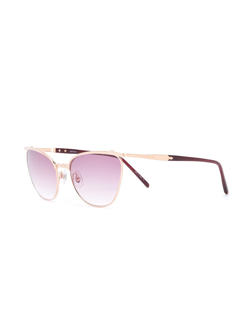 gradient cat-eye frame sunglasses - 2