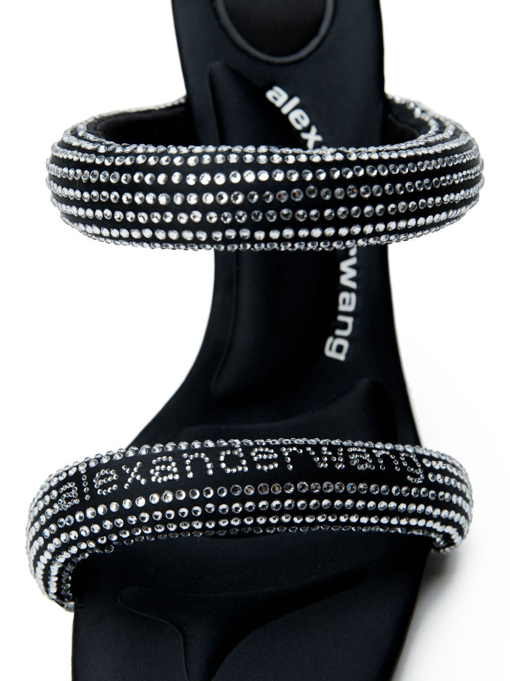 crystal-embellished stiletto sandals - 5