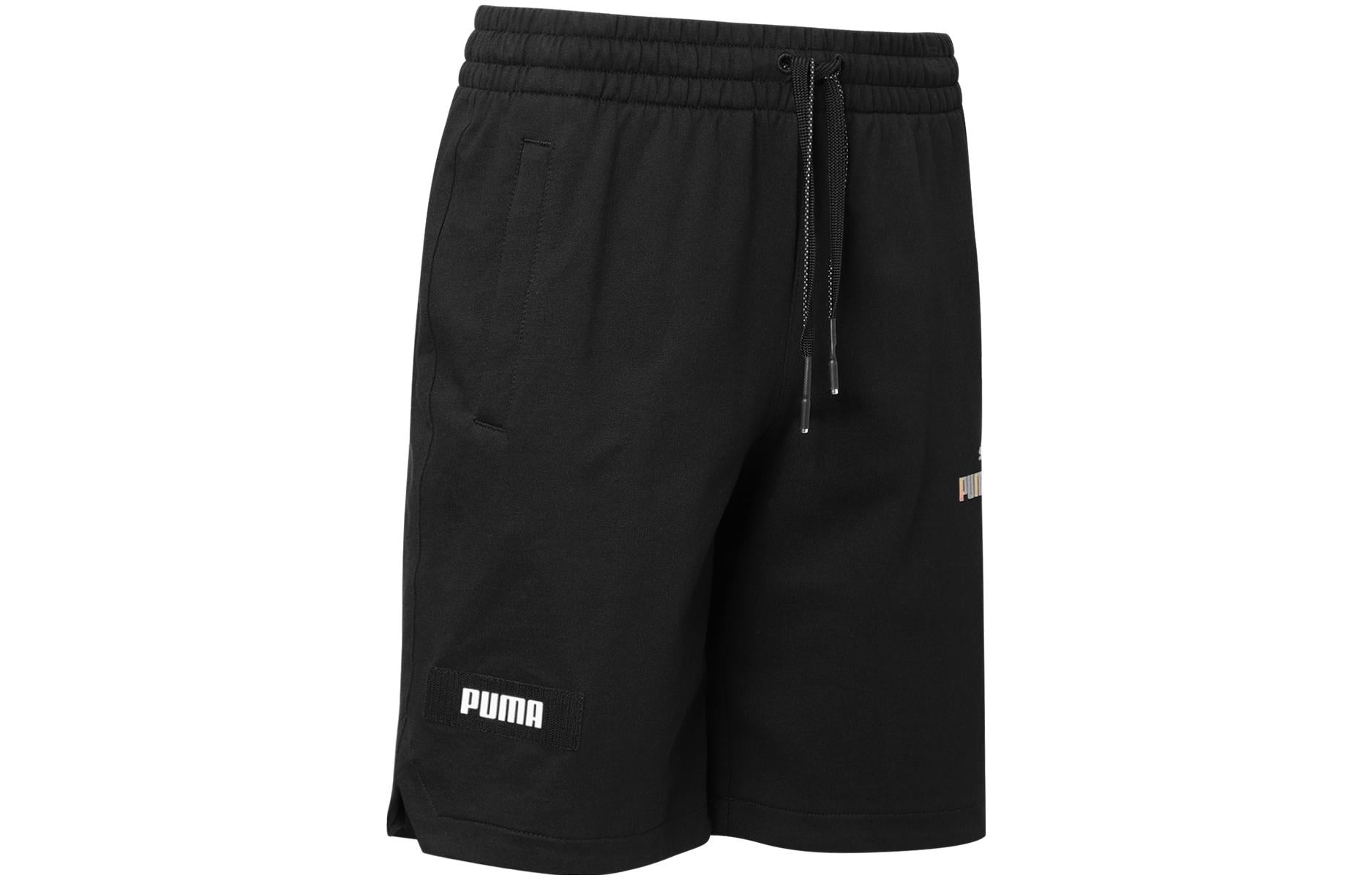 PUMA Worldwide French Terry Shorts 'Black' 671963-01 - 3