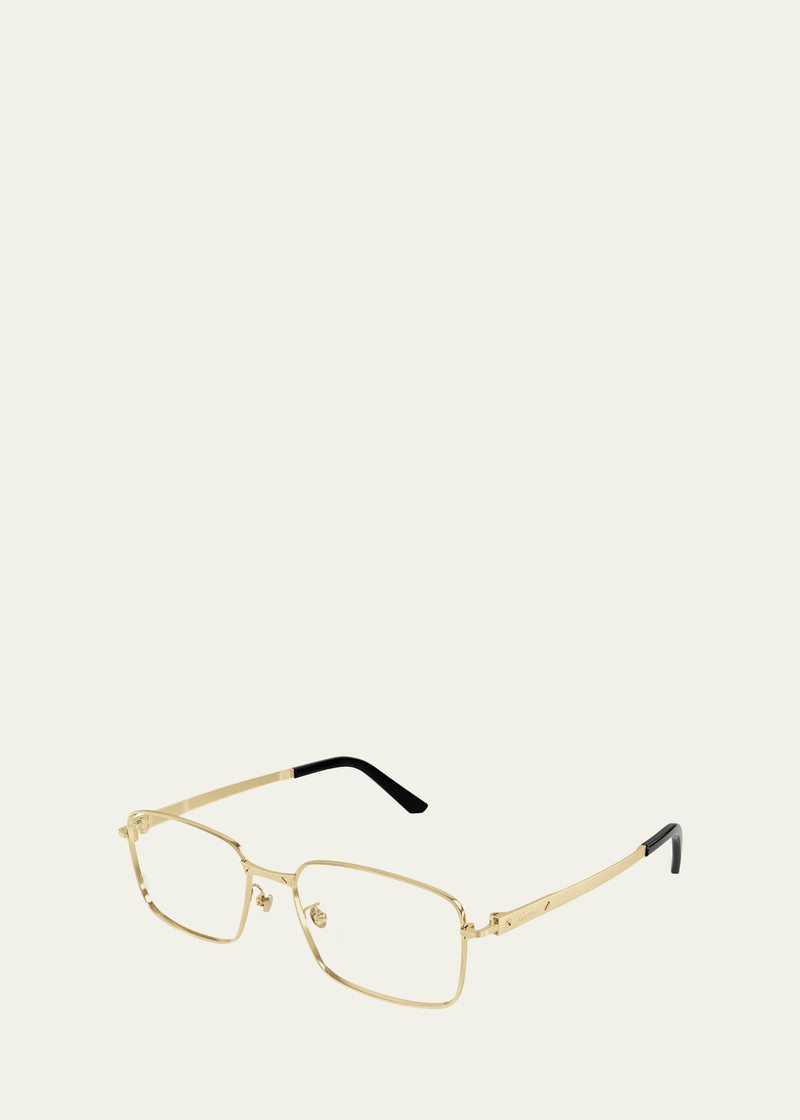 Cartier Men's CT0555OA Titanium Rectangle Optical Frames outlook